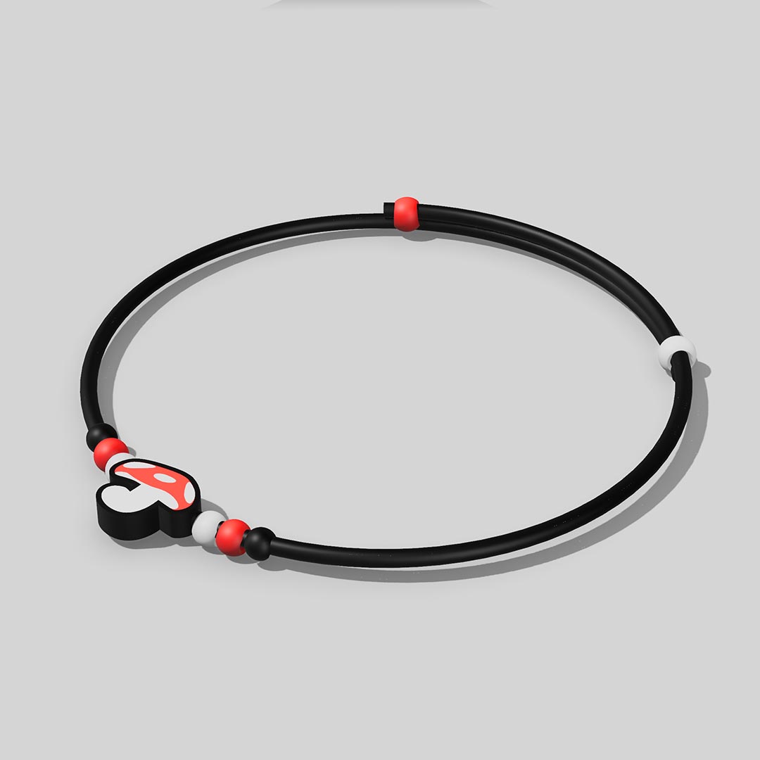 Leder-Armband Glücksbringer - Gluexau