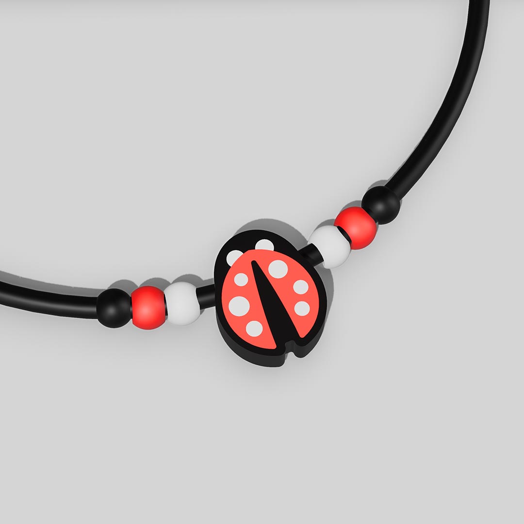 Leder-Armband Glücksbringer - Gluexau