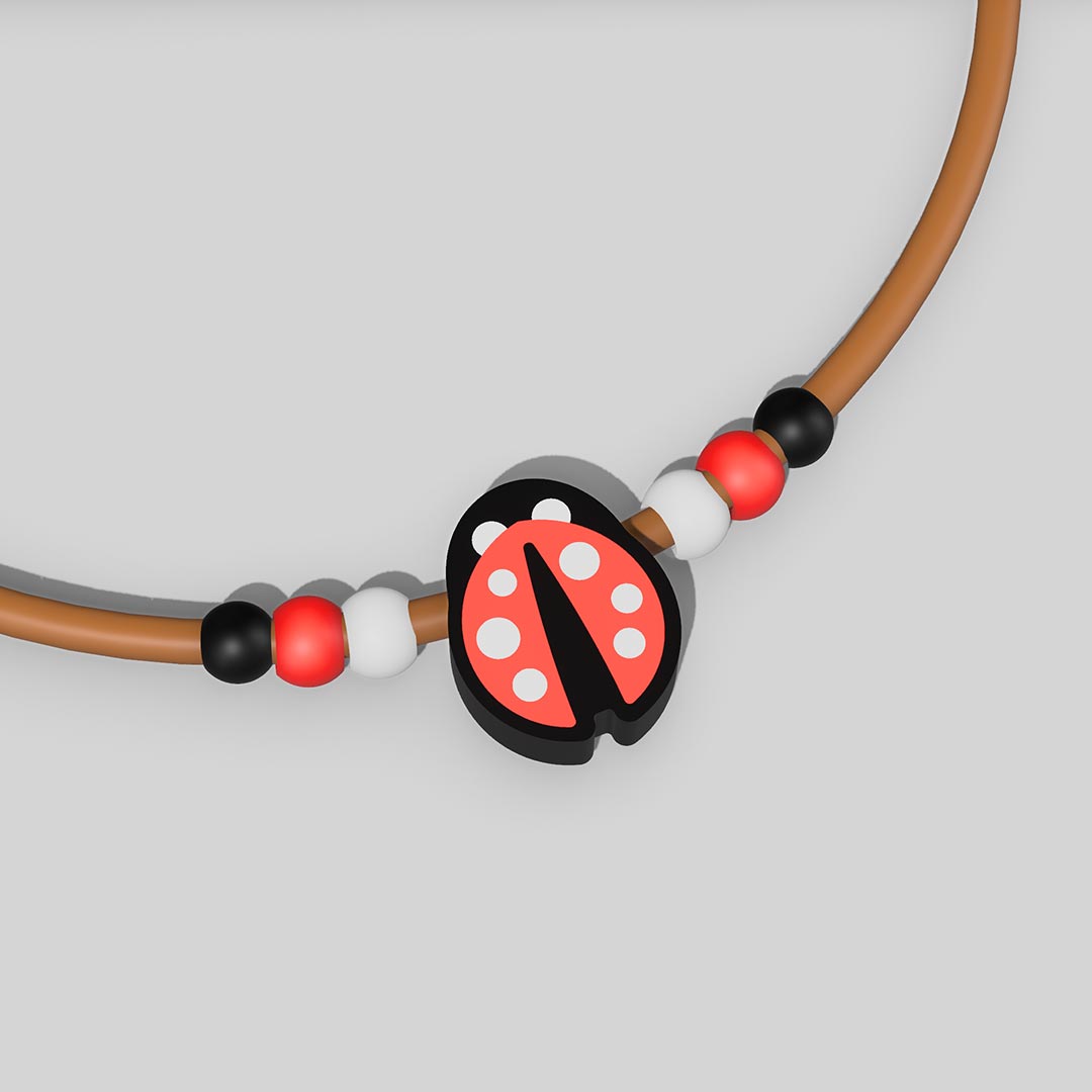 Leder-Armband Glücksbringer - Gluexau