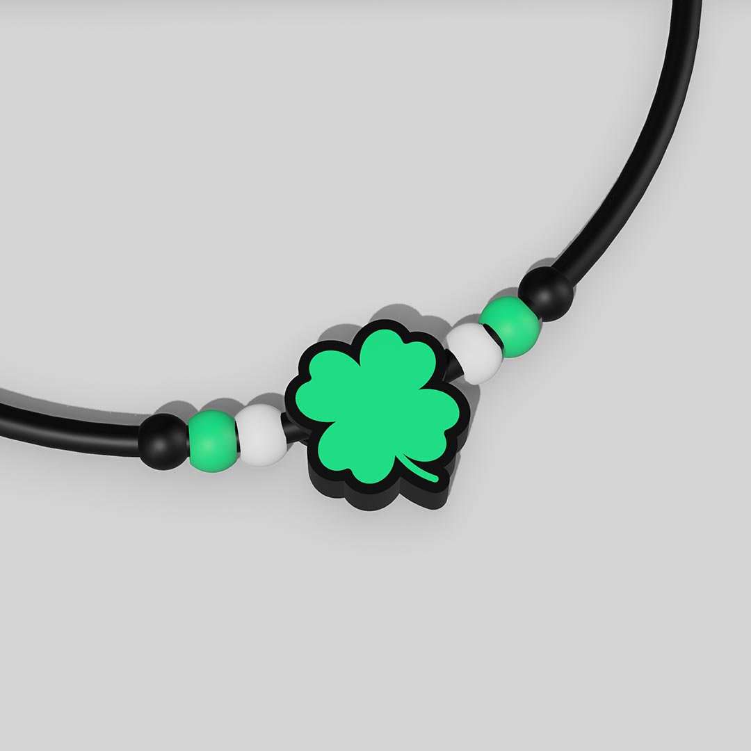 Leder-Armband Glücksbringer - Gluexau